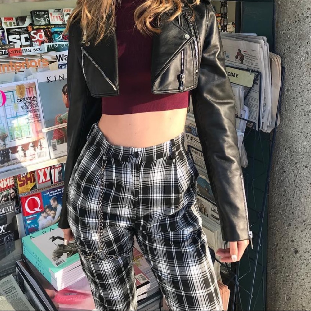 LF plaid pants